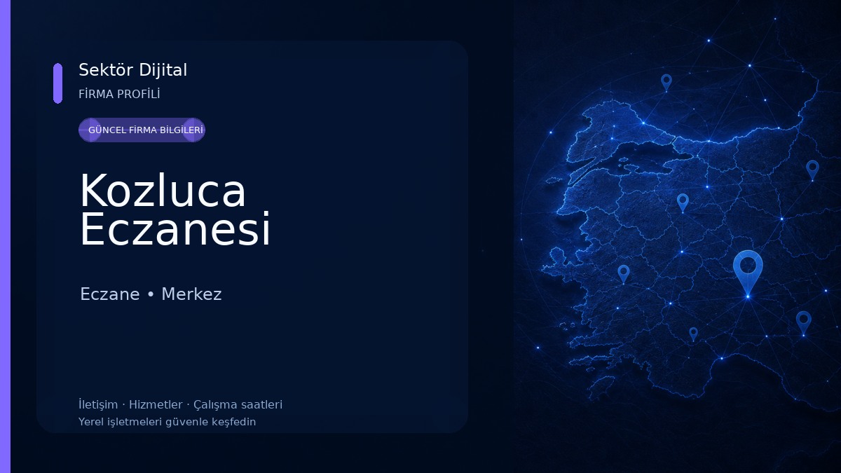 Kozluca Eczanesi Eczane