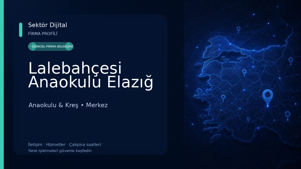 Lalebahçesi Anaokulu Elazığ Anaokulu & Kreş