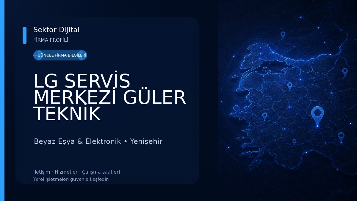 LG SERVİS MERKEZİ GÜLER TEKNİK Beyaz Eşya & Elektronik