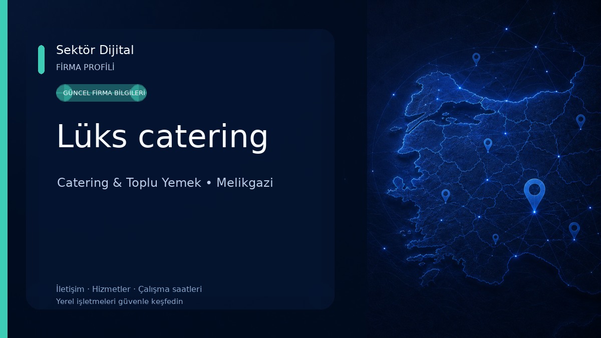 Lüks catering Catering & Toplu Yemek
