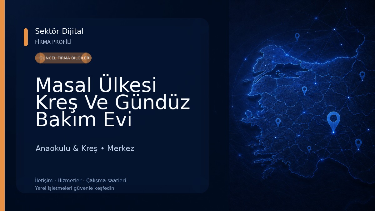 Masal Ülkesi Kreş Ve Gündüz Bakım Evi Anaokulu & Kreş