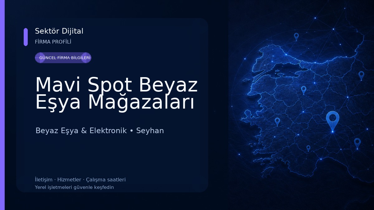 Mavi Spot Beyaz Eşya Mağazaları Beyaz Eşya & Elektronik