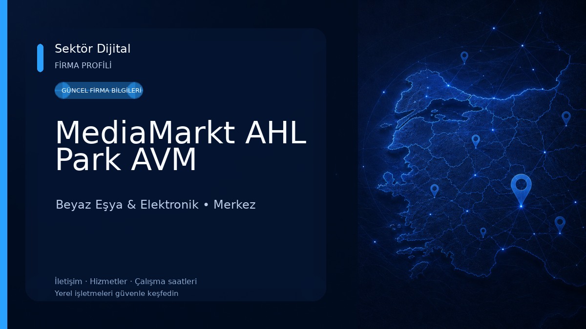 MediaMarkt AHL Park AVM Beyaz Eşya & Elektronik