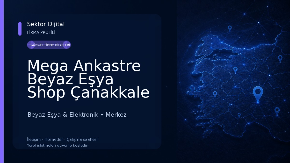 Mega Ankastre Beyaz Eşya Shop Çanakkale Beyaz Eşya & Elektronik