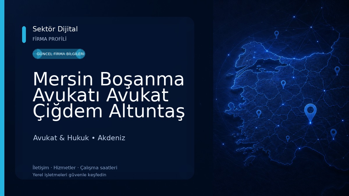 Mersin Boşanma Avukatı Avukat Çiğdem Altuntaş Bayhan | Mersin Velayet Avukat & Hukuk