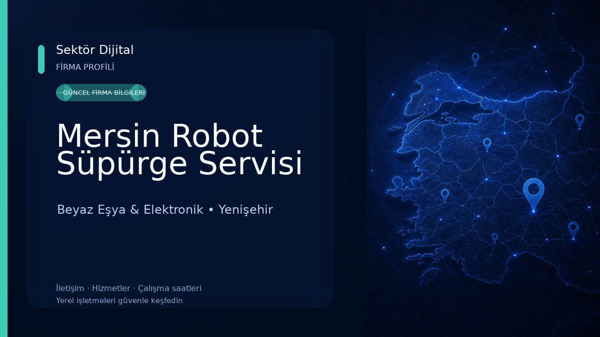 Mersin Robot Süpürge Servisi Beyaz Eşya & Elektronik