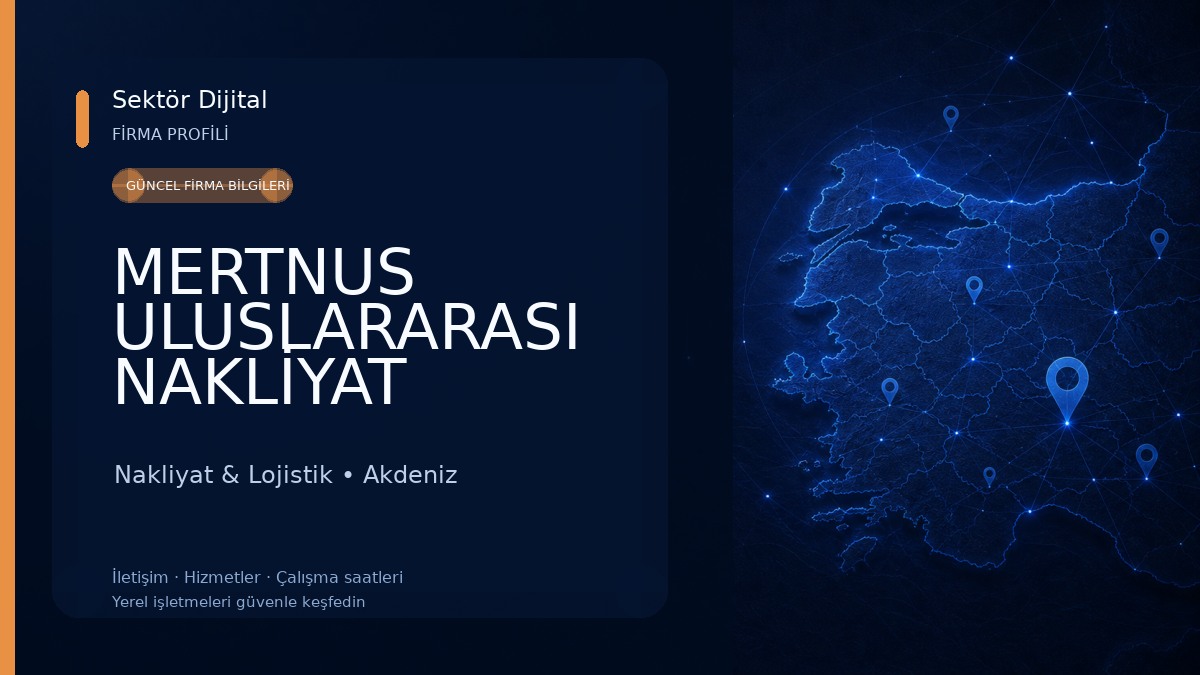 MERTNUS ULUSLARARASI NAKLİYAT 