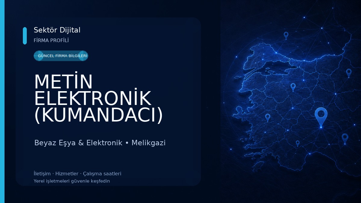 METİN ELEKTRONİK (KUMANDACI) Beyaz Eşya & Elektronik