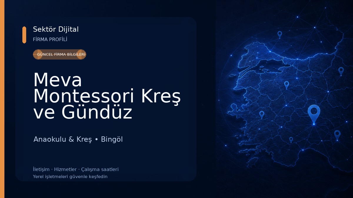 Meva Montessori Kreş ve Gündüz Bakımevi Anaokulu & Kreş