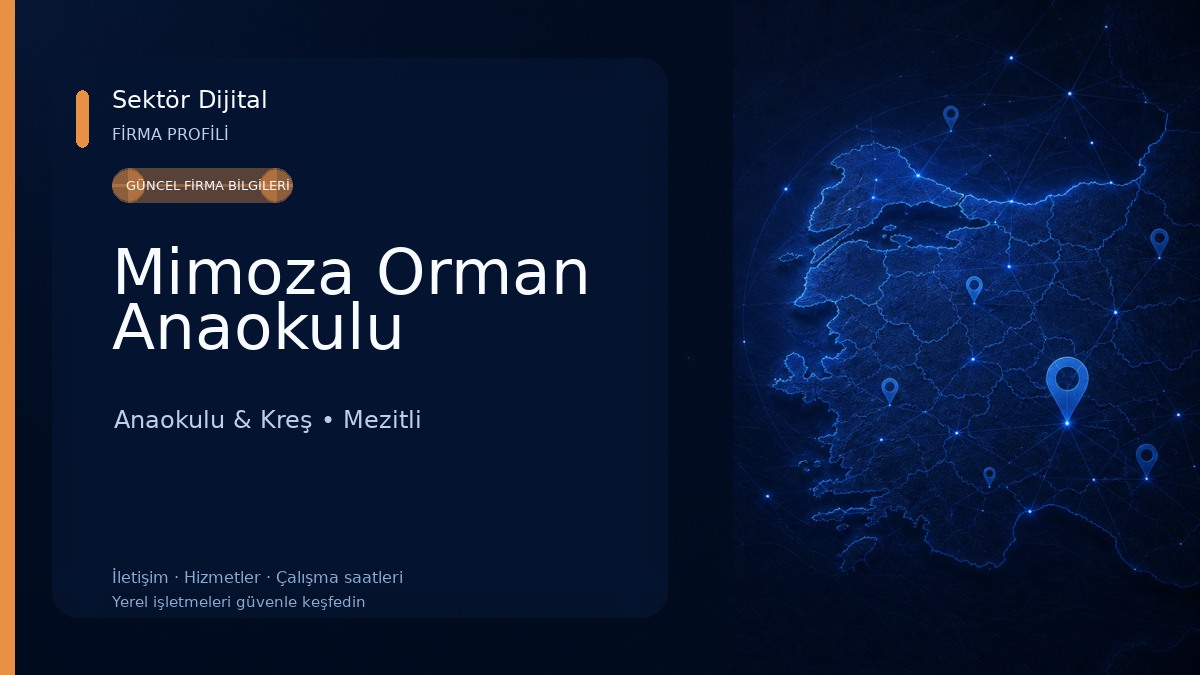 Mimoza Orman Anaokulu Anaokulu & Kreş