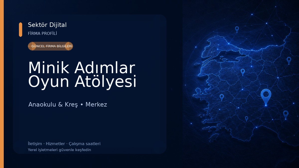 Minik Adımlar Oyun Atölyesi Anaokulu & Kreş