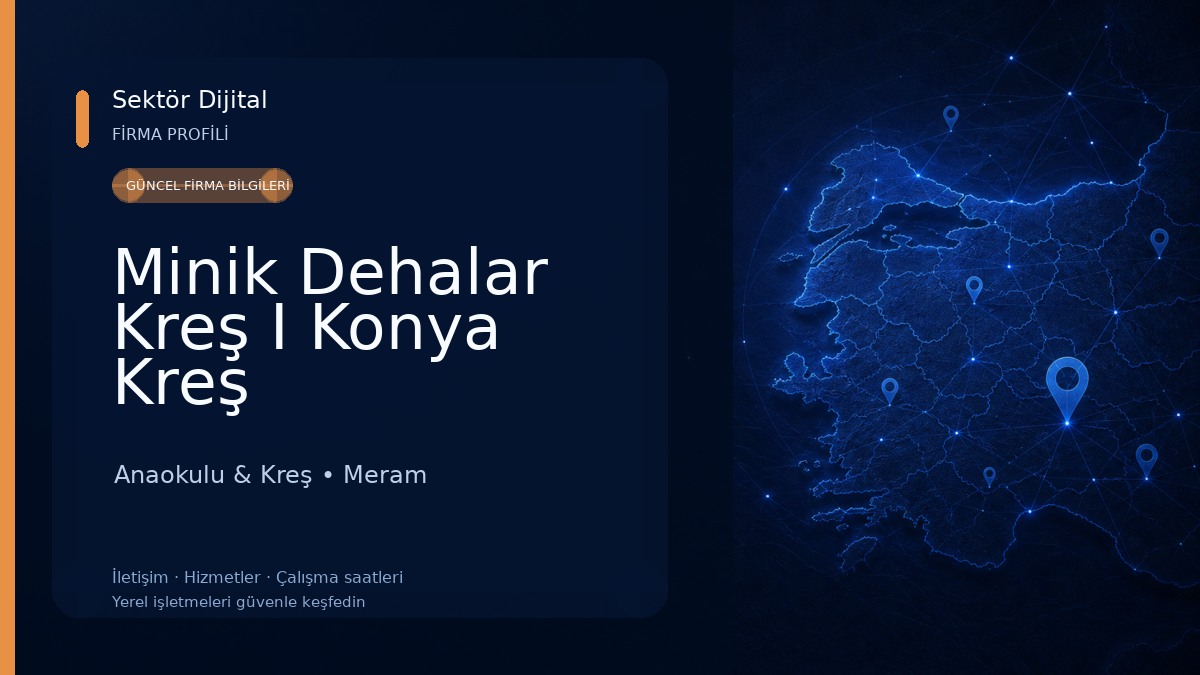 Minik Dehalar Kreş I Konya Kreş Anaokulu & Kreş