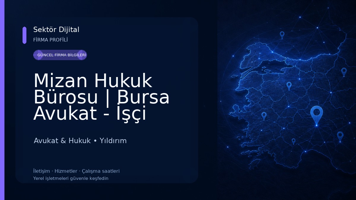 Mizan Hukuk Bürosu | Bursa Avukat - İşçi Hakları Avukatı - Ceza Avukatı - İcra Avukatı Avukat & Hukuk