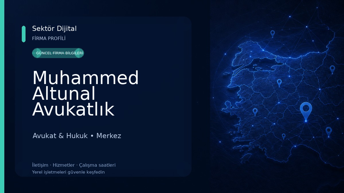 Muhammed Altunal Avukatlık Ortaklığı Avukat & Hukuk