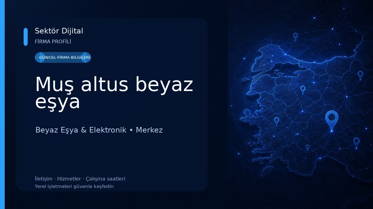 Muş altus beyaz eşya Beyaz Eşya & Elektronik