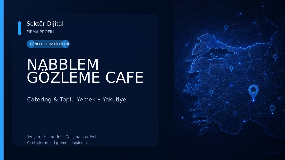NABBLEM GÖZLEME CAFE Catering & Toplu Yemek