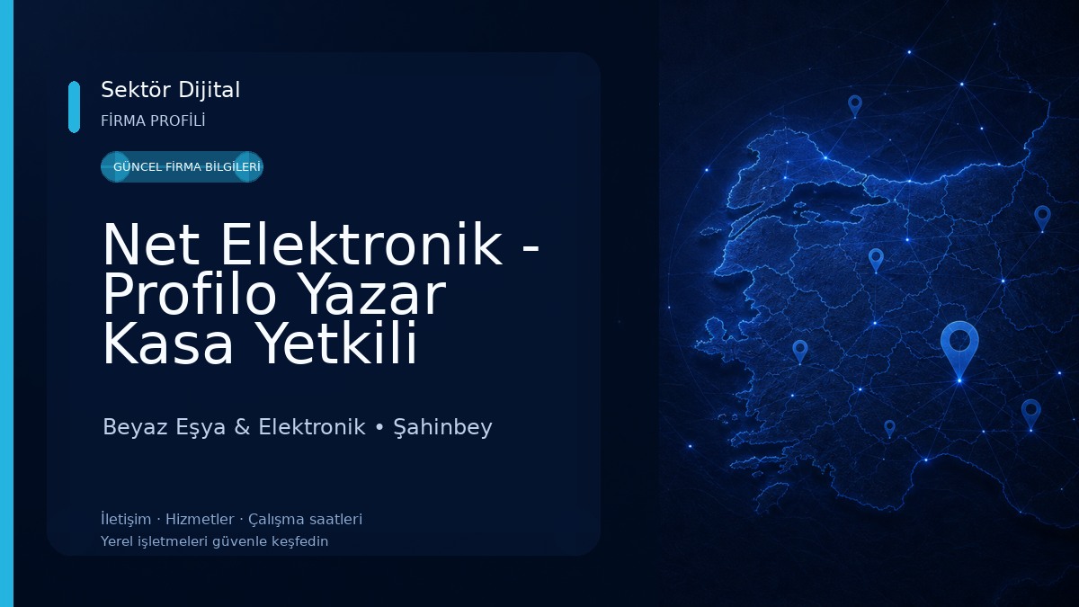 Net Elektronik - Profilo Yazar Kasa Yetkili Servis Beyaz Eşya & Elektronik