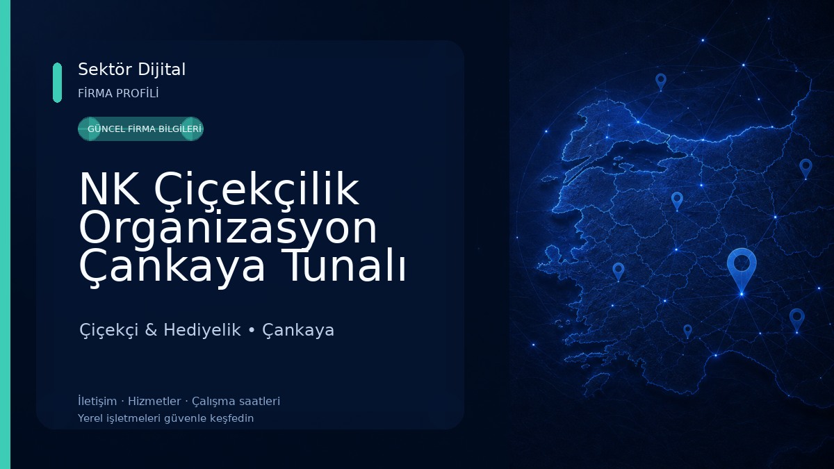 NK Çiçekçilik Organizasyon Çankaya Tunalı Kızılay Ankara Çiçekçi & Hediyelik