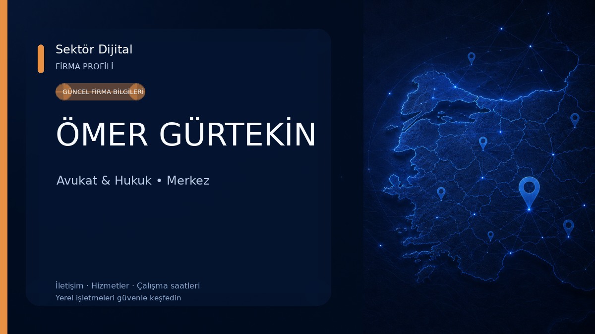 ÖMER GÜRTEKİN Avukat & Hukuk