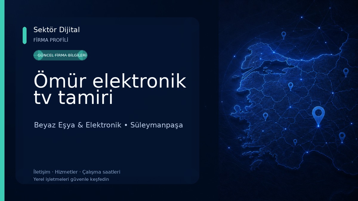 Ömür elektronik tv tamiri Beyaz Eşya & Elektronik