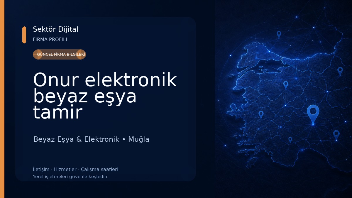 Onur elektronik beyaz eşya tamir Beyaz Eşya & Elektronik