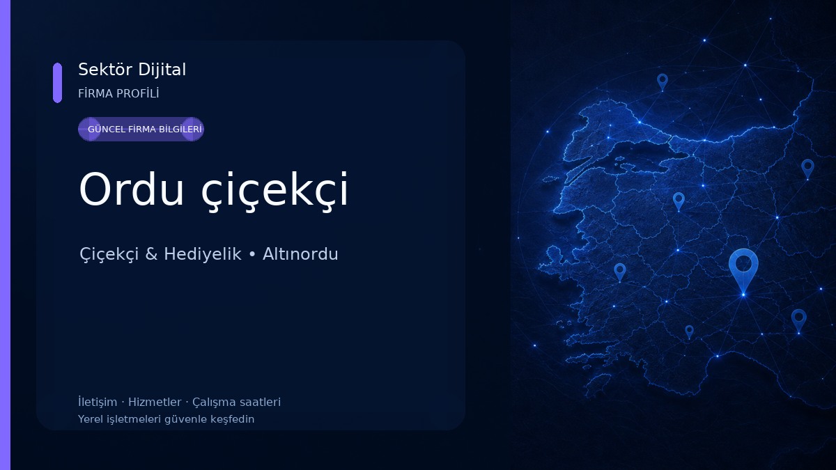 Ordu çiçekçi Çiçekçi & Hediyelik