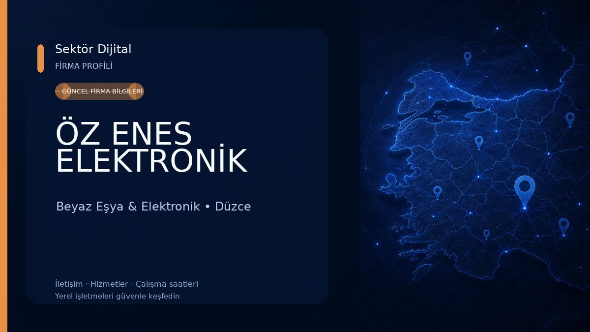 ÖZ ENES ELEKTRONİK Beyaz Eşya & Elektronik