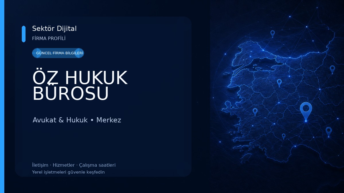 ÖZ HUKUK BÜROSU Avukat & Hukuk