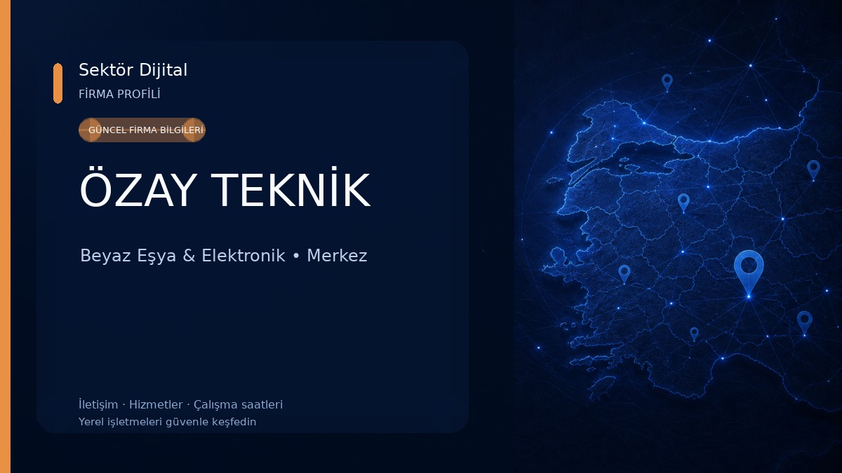 ÖZAY TEKNİK Beyaz Eşya & Elektronik
