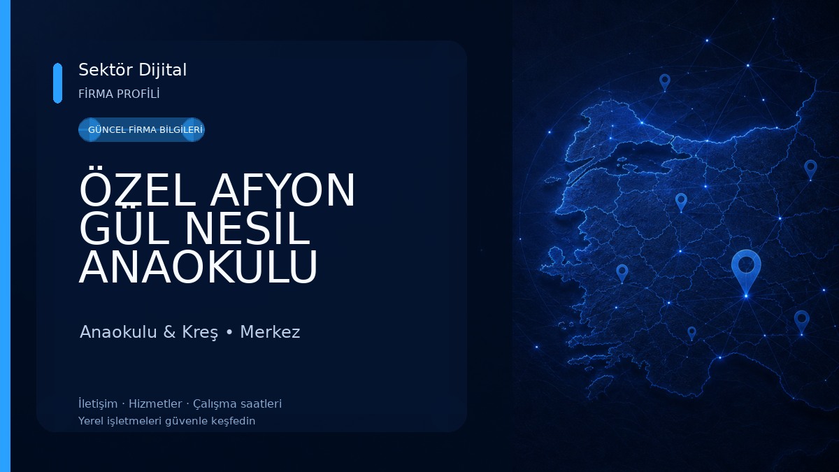 ÖZEL AFYON GÜL NESİL ANAOKULU Anaokulu & Kreş