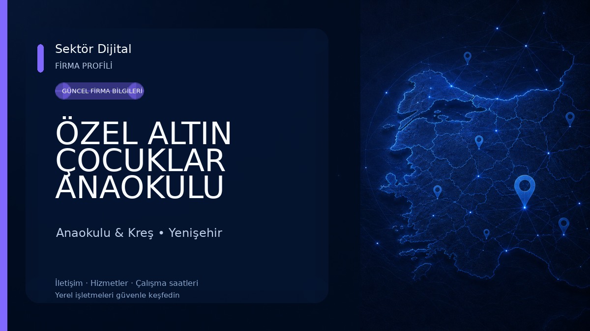 ÖZEL ALTIN ÇOCUKLAR ANAOKULU YENİŞEHİR/MERSİN Anaokulu & Kreş