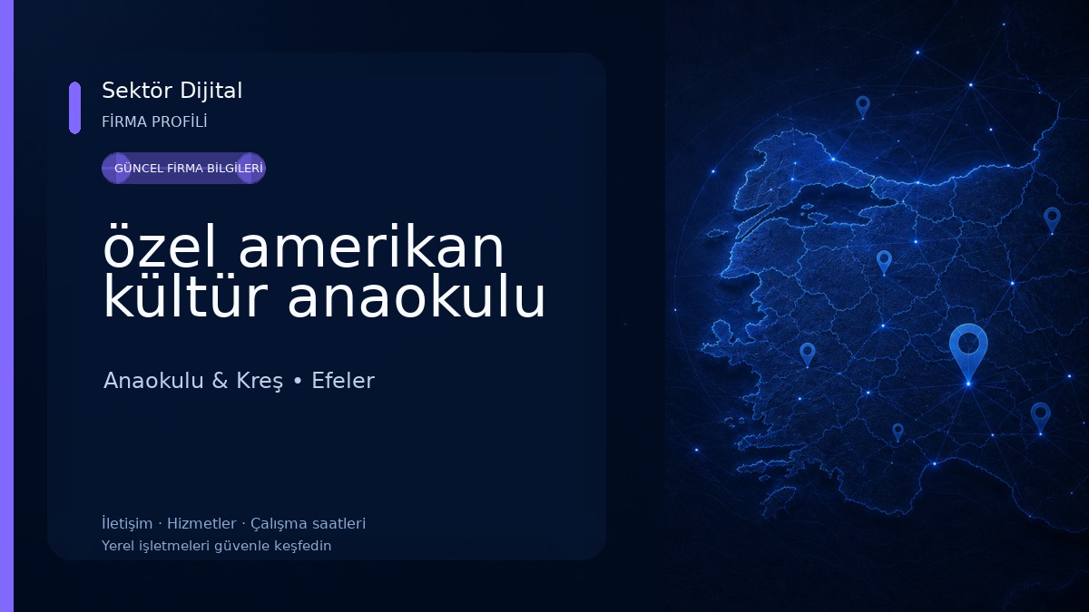 özel amerikan kültür anaokulu Anaokulu & Kreş