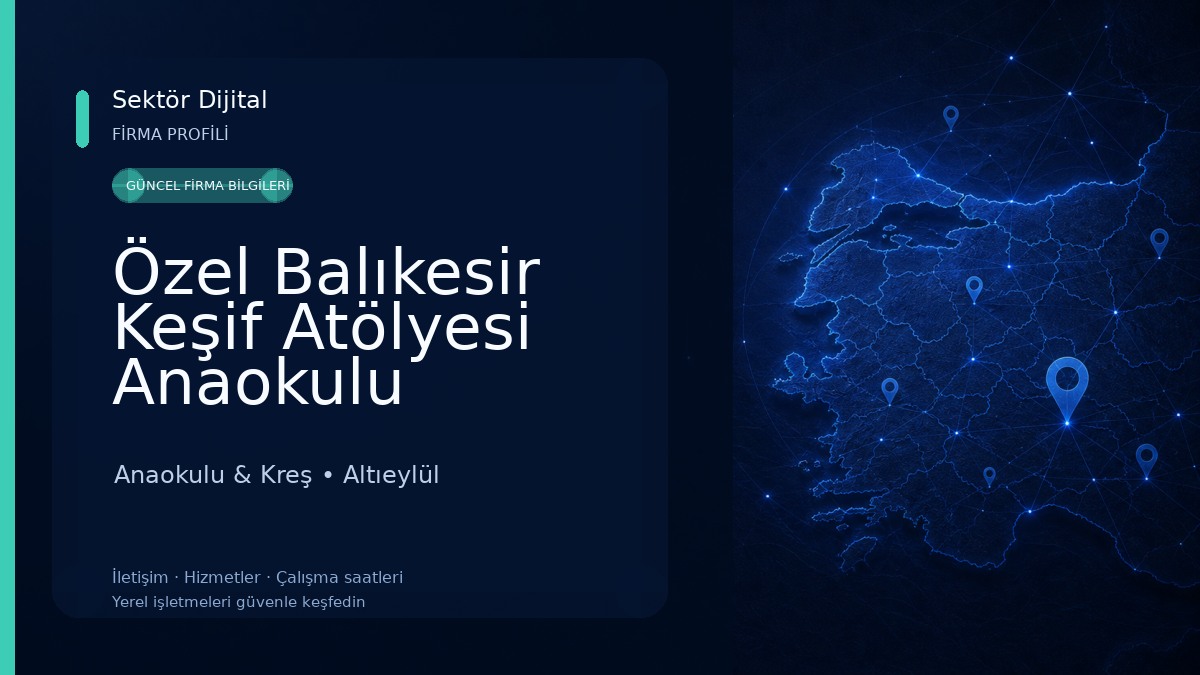Özel Balıkesir Keşif Atölyesi Anaokulu