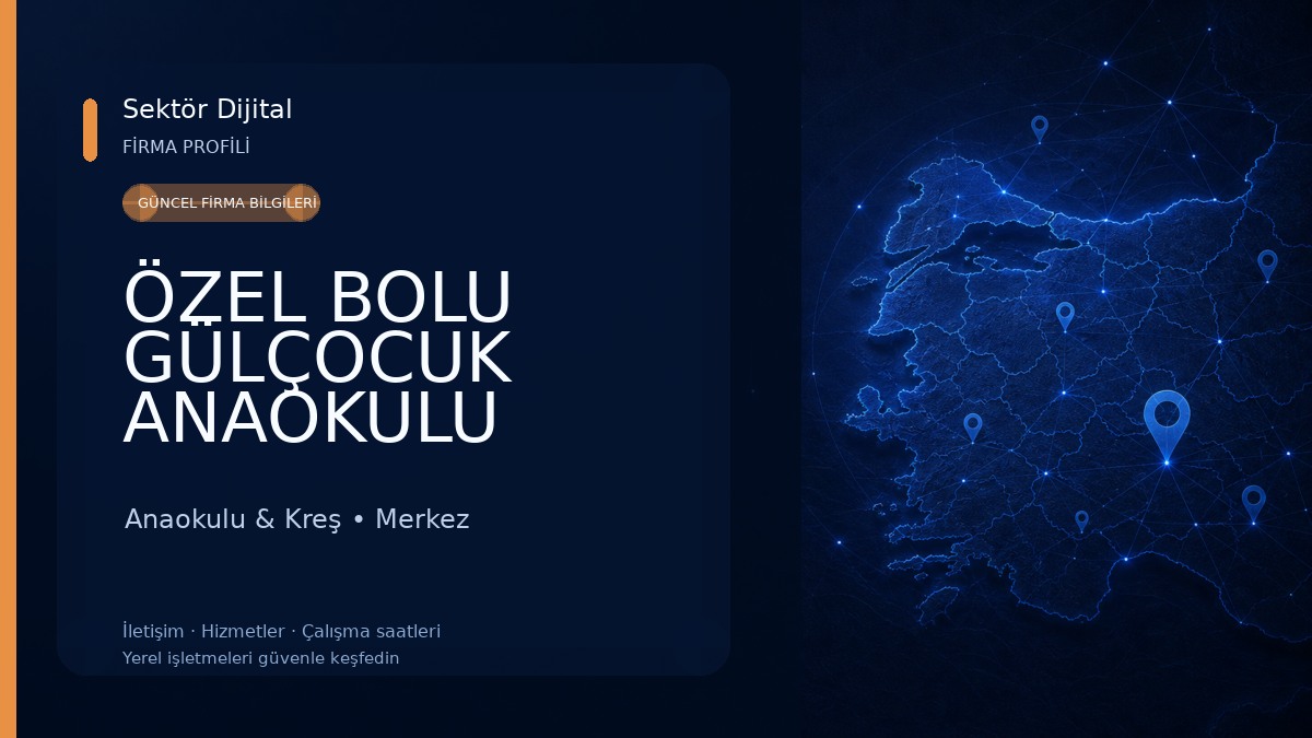 ÖZEL BOLU GÜLÇOCUK ANAOKULU Anaokulu & Kreş