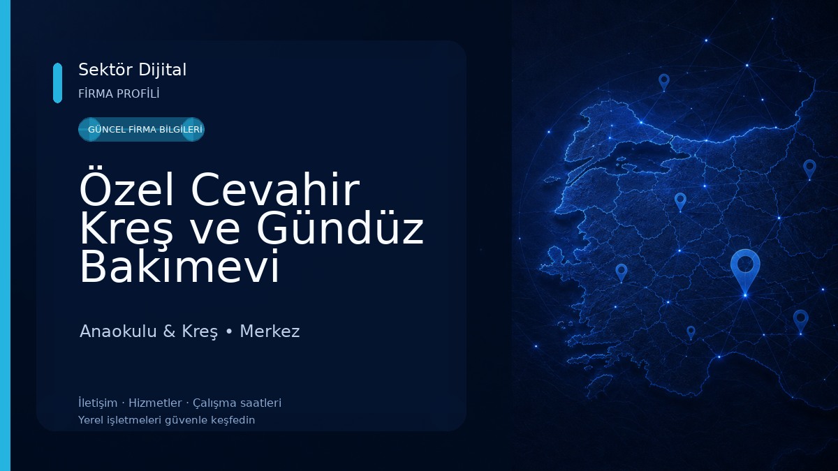 Özel Cevahir Kreş ve Gündüz Bakımevi Anaokulu & Kreş