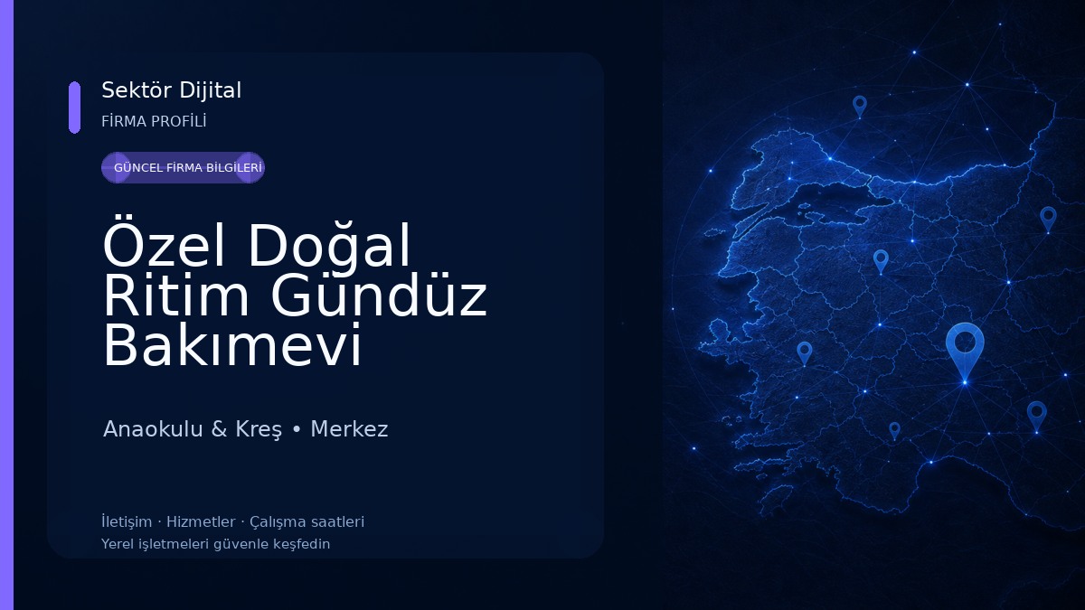 Özel Doğal Ritim Gündüz Bakımevi Anaokulu & Kreş