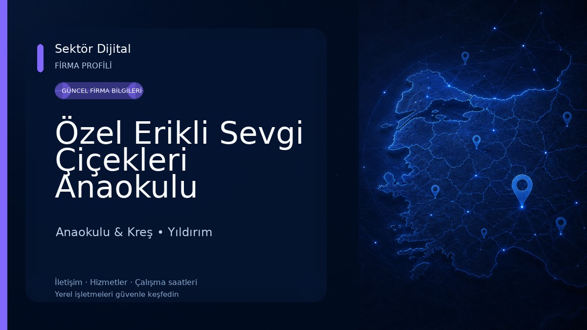 Özel Erikli Sevgi Çiçekleri Anaokulu Anaokulu & Kreş