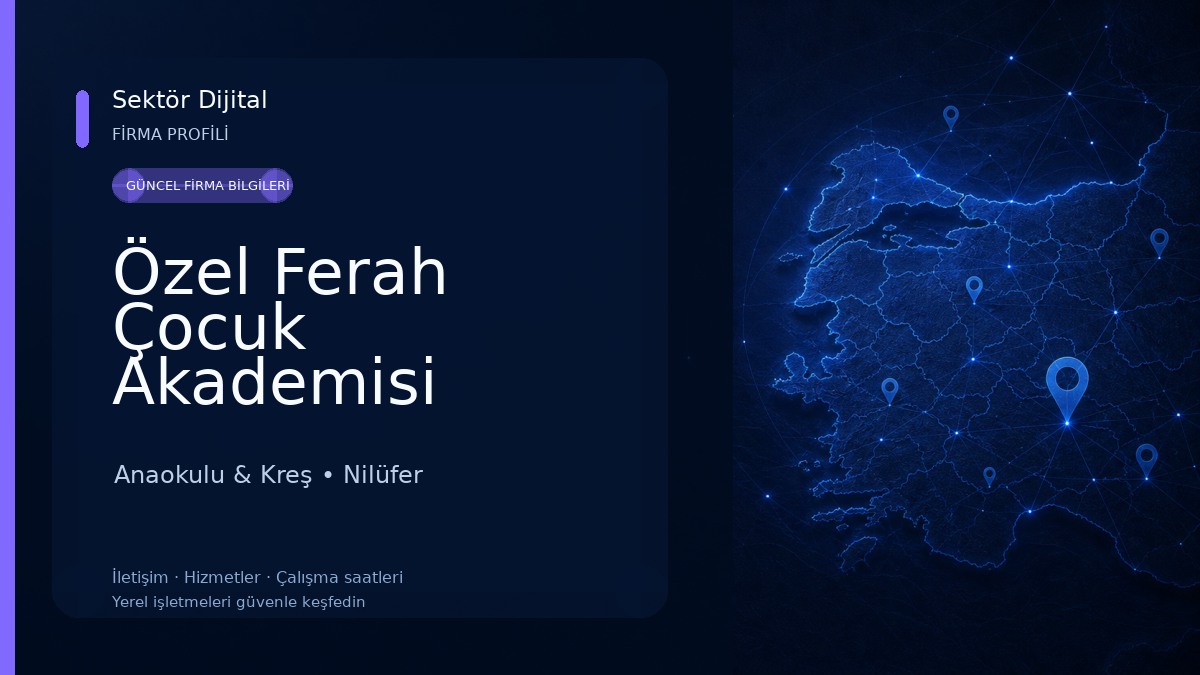 Özel Ferah Çocuk Akademisi Bursa Nilüfer Üçevler Anaokulu ve Kreş Anaokulu & Kreş