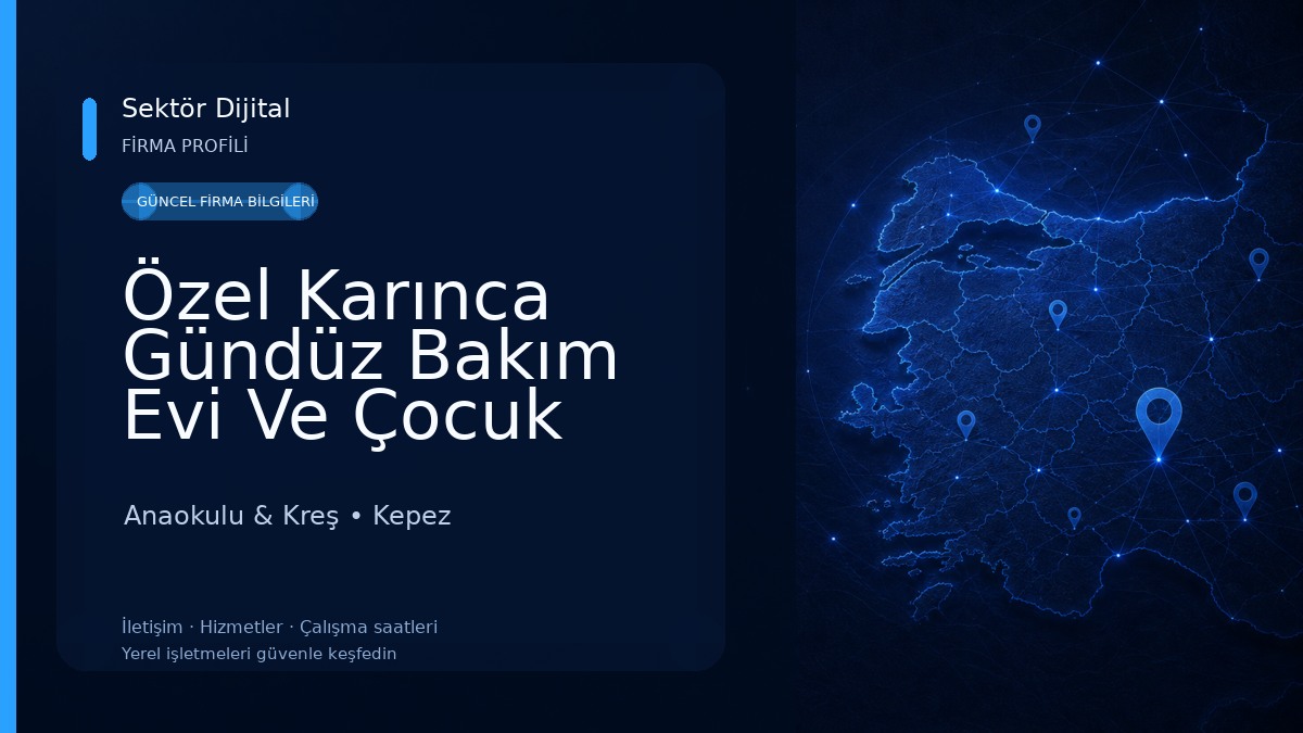Özel Karınca Gündüz Bakım Evi Ve Çocuk Kulübü