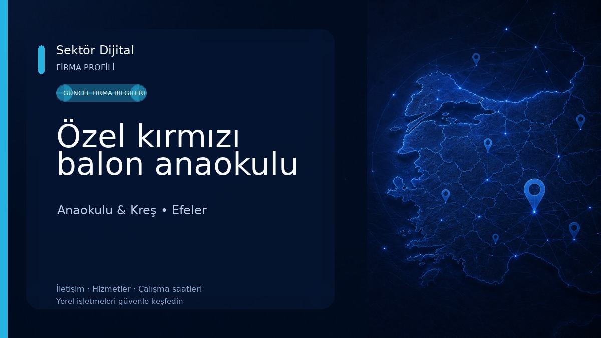 Özel kırmızı balon anaokulu Anaokulu & Kreş