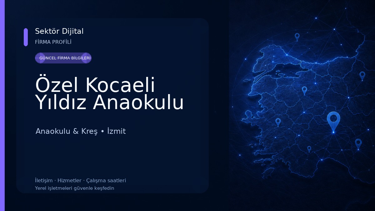 Özel Kocaeli Yıldız Anaokulu Anaokulu & Kreş