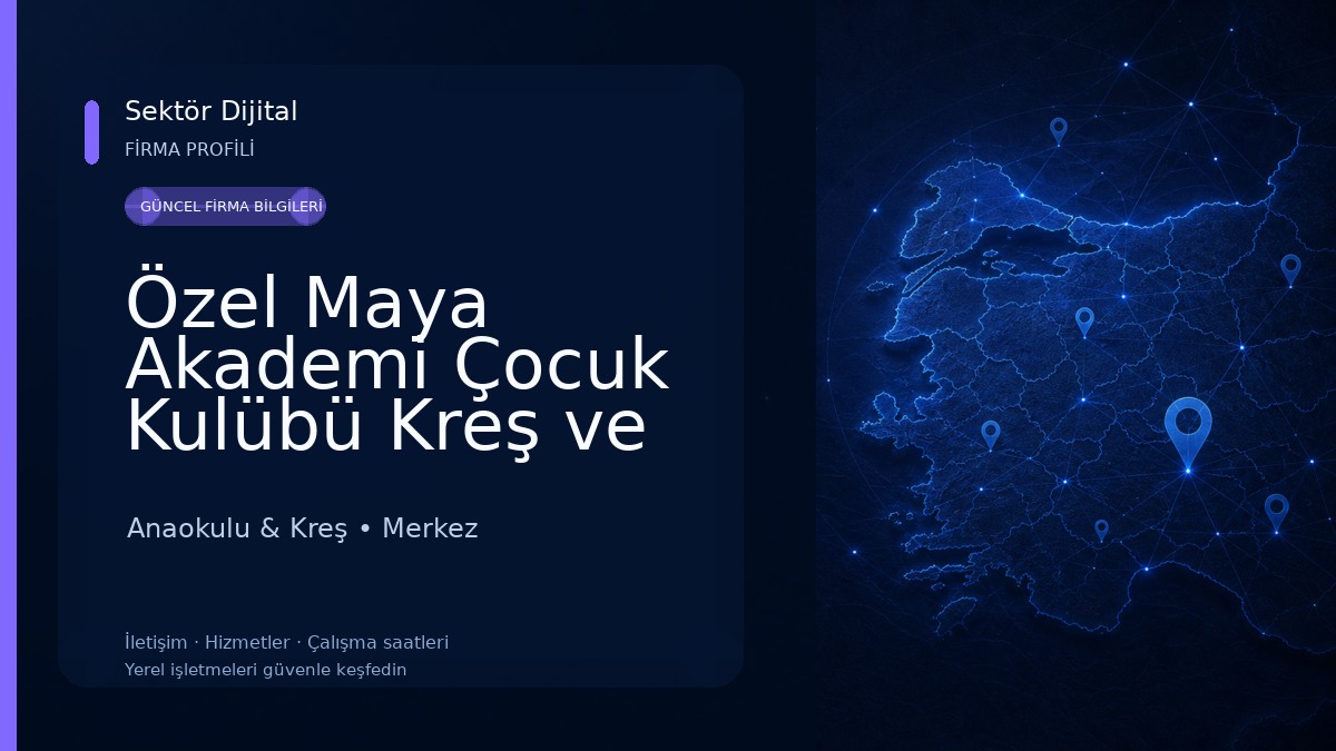 Özel Maya Akademi Çocuk Kulübü Kreş ve Anaokulu Giresun Anaokulu & Kreş
