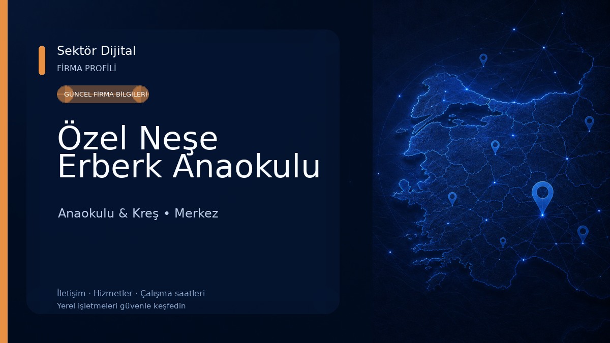 Özel Neşe Erberk Anaokulu Anaokulu & Kreş