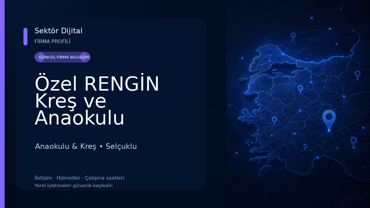 Özel RENGİN Kreş ve Anaokulu KONYA Anaokulu & Kreş