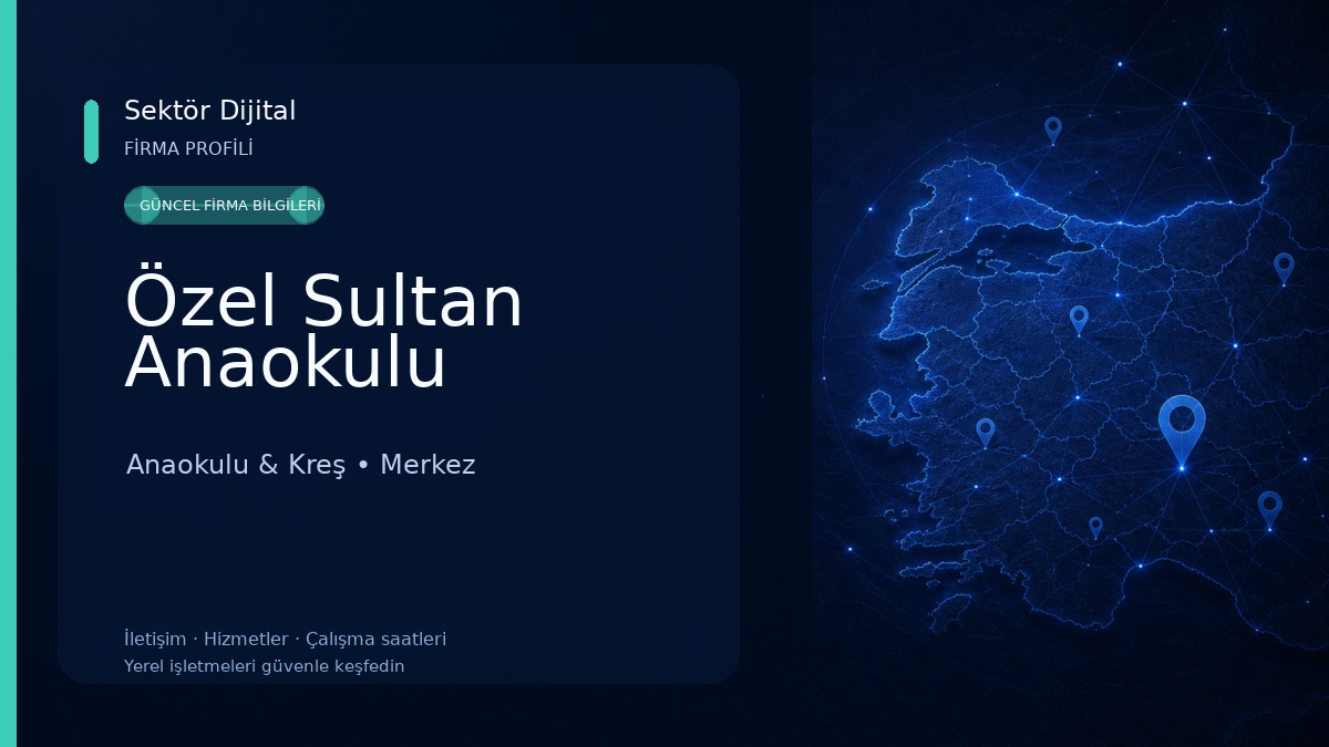 Özel Sultan Anaokulu Anaokulu & Kreş
