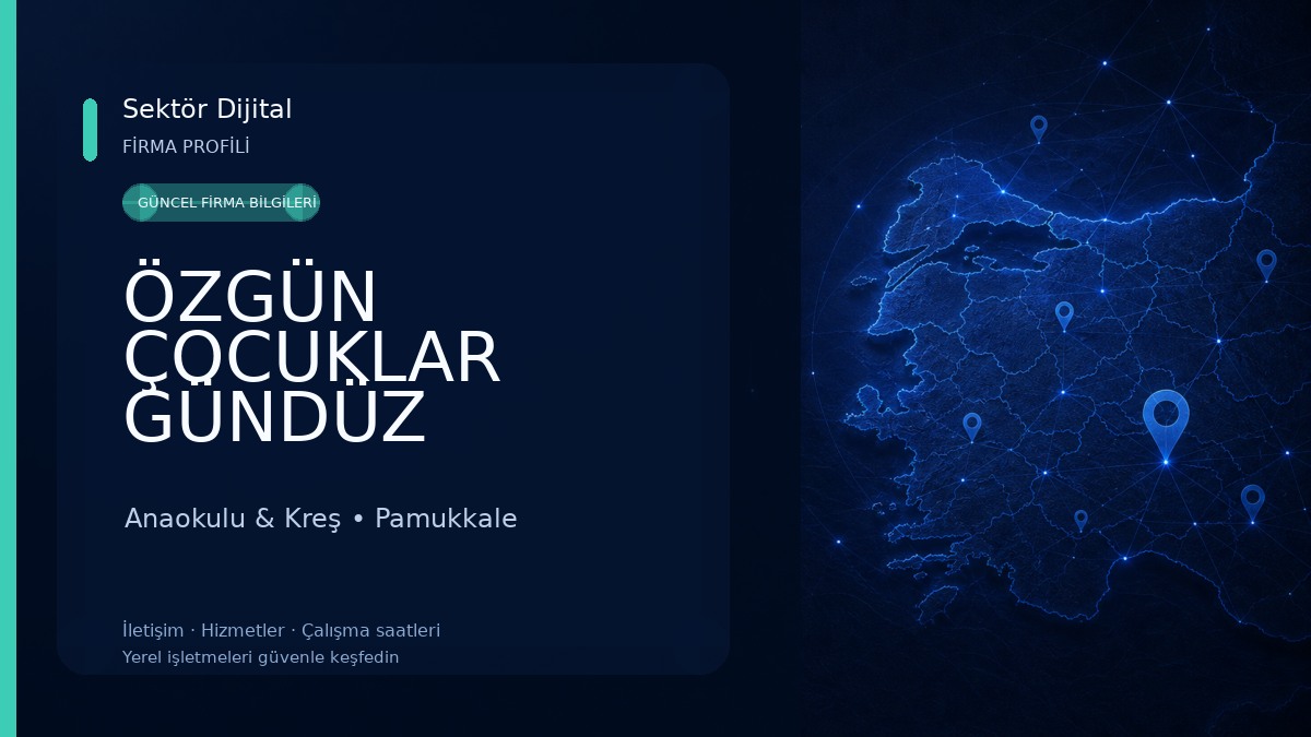 ÖZGÜN ÇOCUKLAR GÜNDÜZ BAKIMEVİ Anaokulu & Kreş