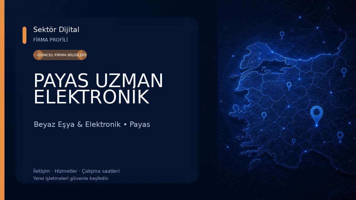 PAYAS UZMAN ELEKTRONİK Beyaz Eşya & Elektronik