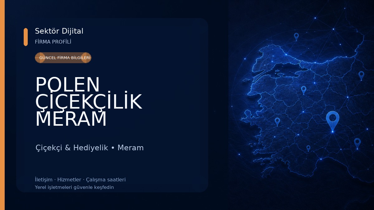 POLEN ÇİÇEKÇİLİK MERAM Çiçekçi & Hediyelik