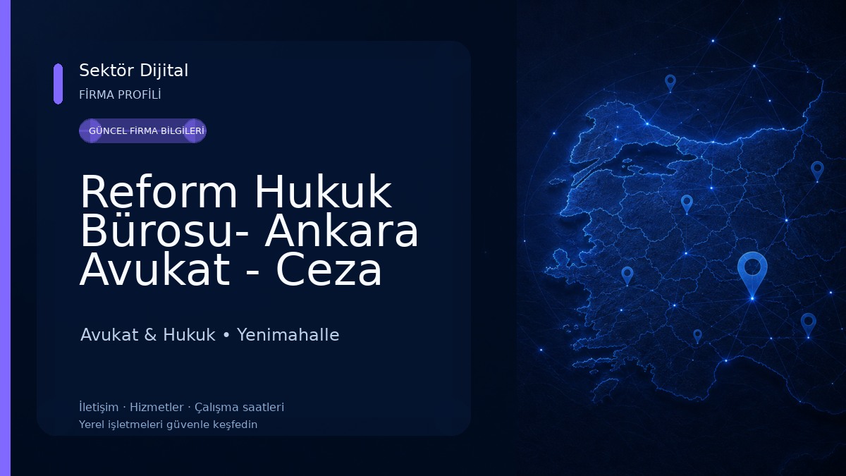 Reform Hukuk Bürosu- Ankara Avukat - Ceza Avukatı - İdare Hukuku Avukatı - Yükseköğretim Hukuku - Askeri Avukat - İş Hukuku Avukat & Hukuk