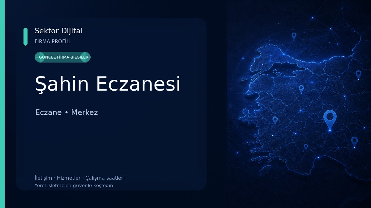 Şahin Eczanesi Eczane